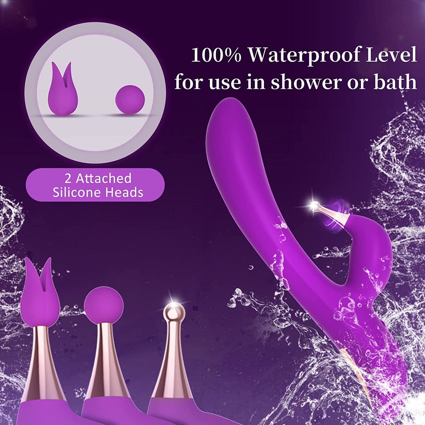 AquaThrust - Precision Spear Vibrator for Deep Point Pleasure.