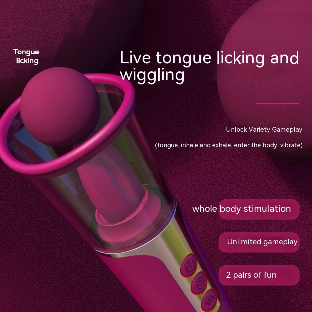 Satin Flicker - Licking & Teasing Vibrator for Ultimate Arousal.