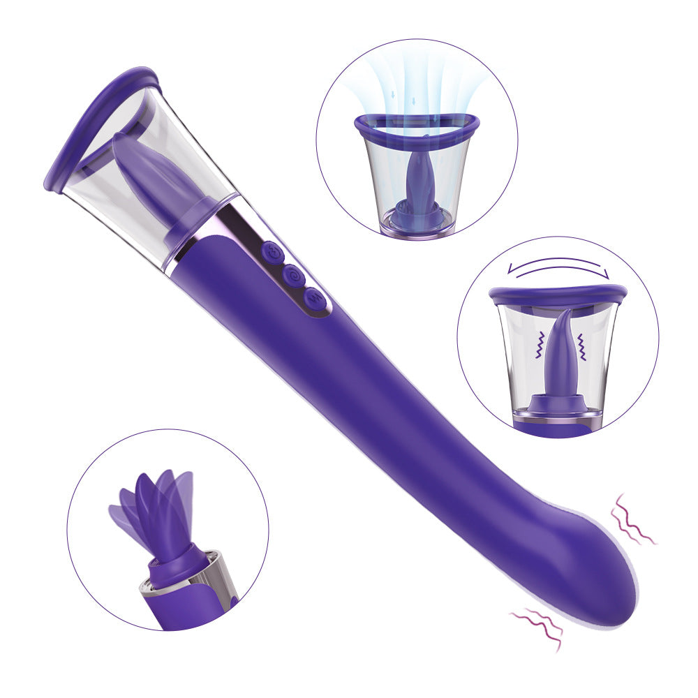 Satin Flicker - Licking & Teasing Vibrator for Ultimate Arousal.