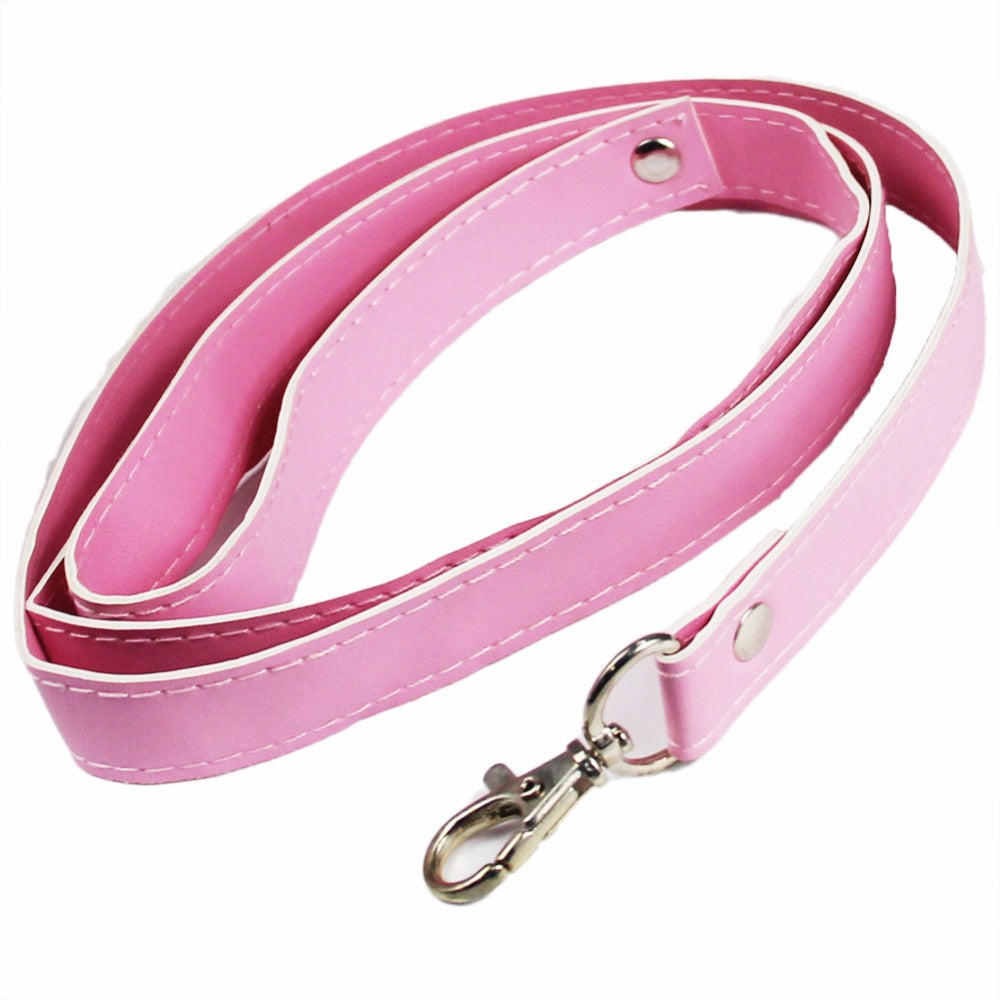 Best Toy Black Leather Bondage Lock Collar Strap for Adults.