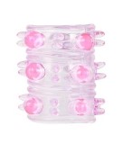 Best sexy Crystal Men's Pearl Horseshoe Ring Sheep Eye Preputial Penis Ring Product for Adults - Nikita Studio