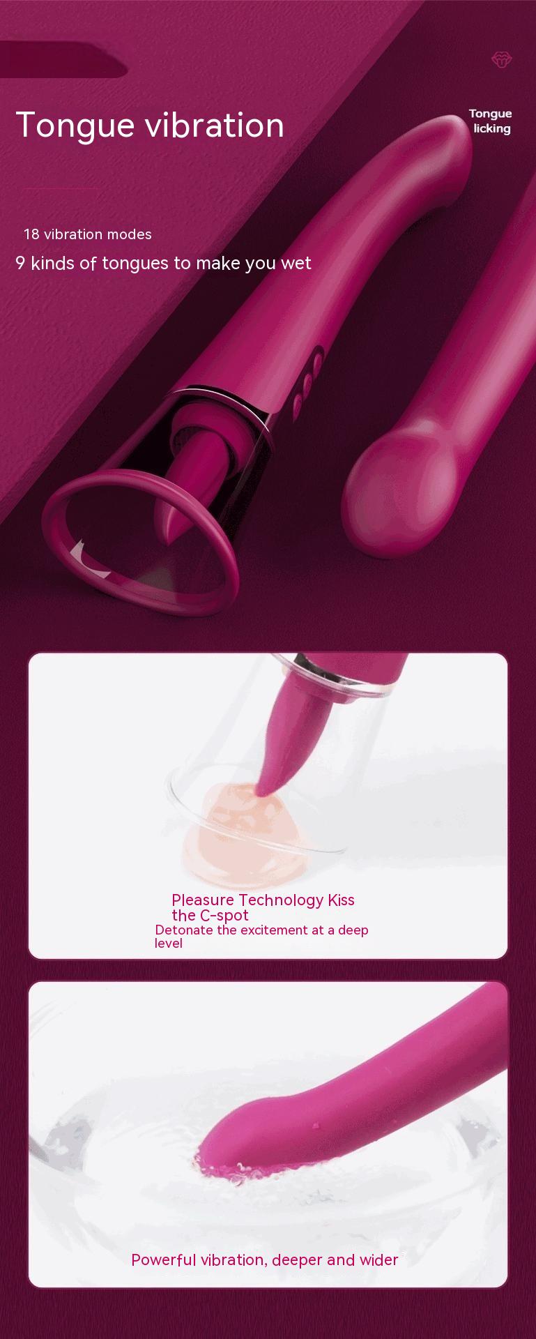 Satin Flicker - Licking & Teasing Vibrator for Ultimate Arousal.