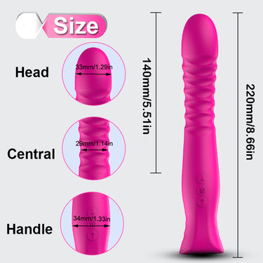 Velvet Ember - Rechargeable Silicone Wand Massager.
