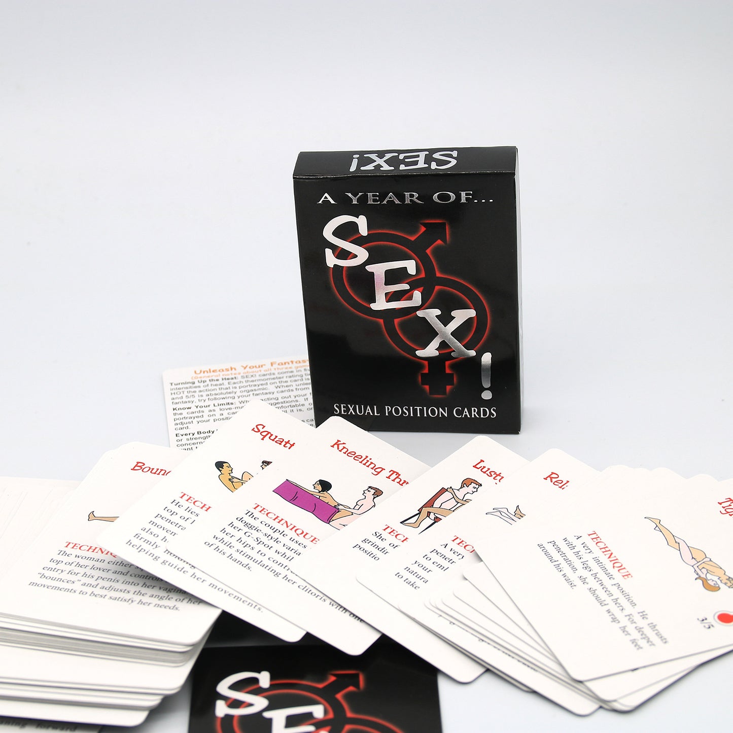 Kama Sutra Spark Position Cards.
