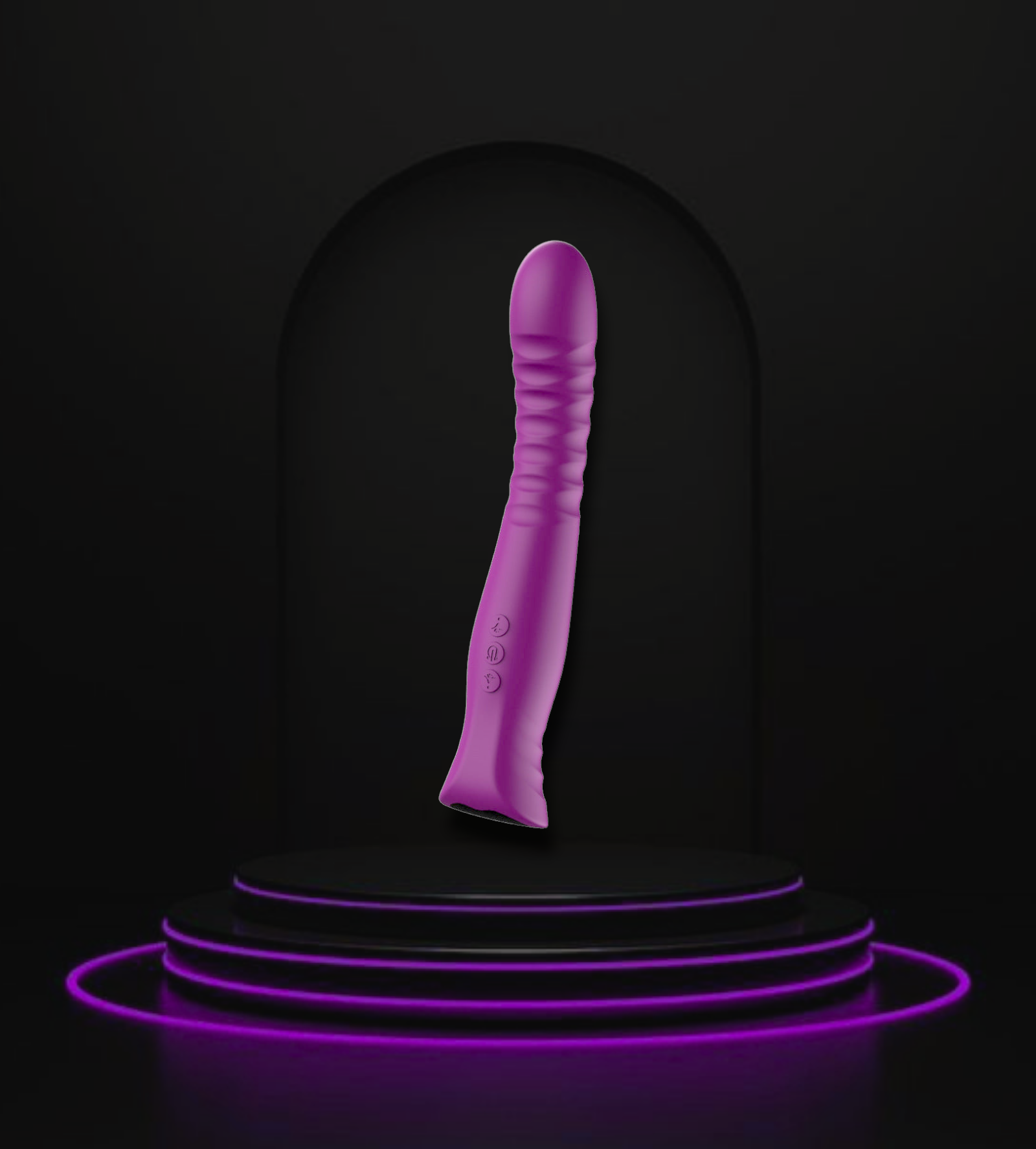 Velvet Ember - Rechargeable Silicone Wand Massager.