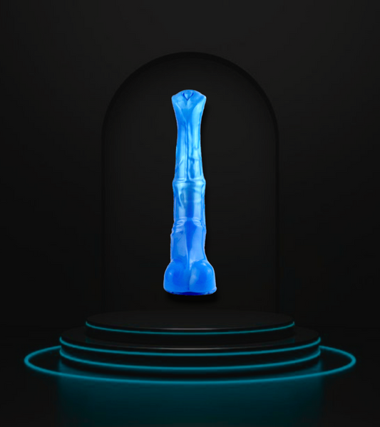Fantasy Glow Oversized Dildo ( 39 cm ).
