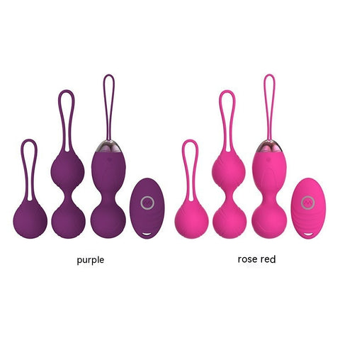 PulseSphere - 2-in-1 Vibrator Ball with Wireless Remote and USB Charging for Ultimate Pleasure.