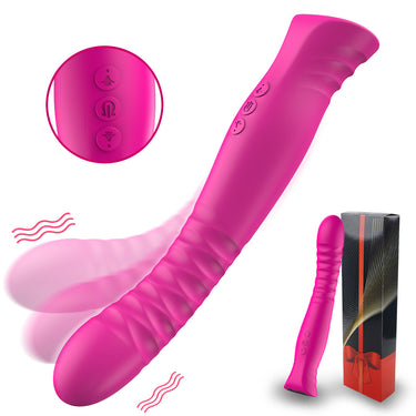 Velvet Ember - Rechargeable Silicone Wand Massager.