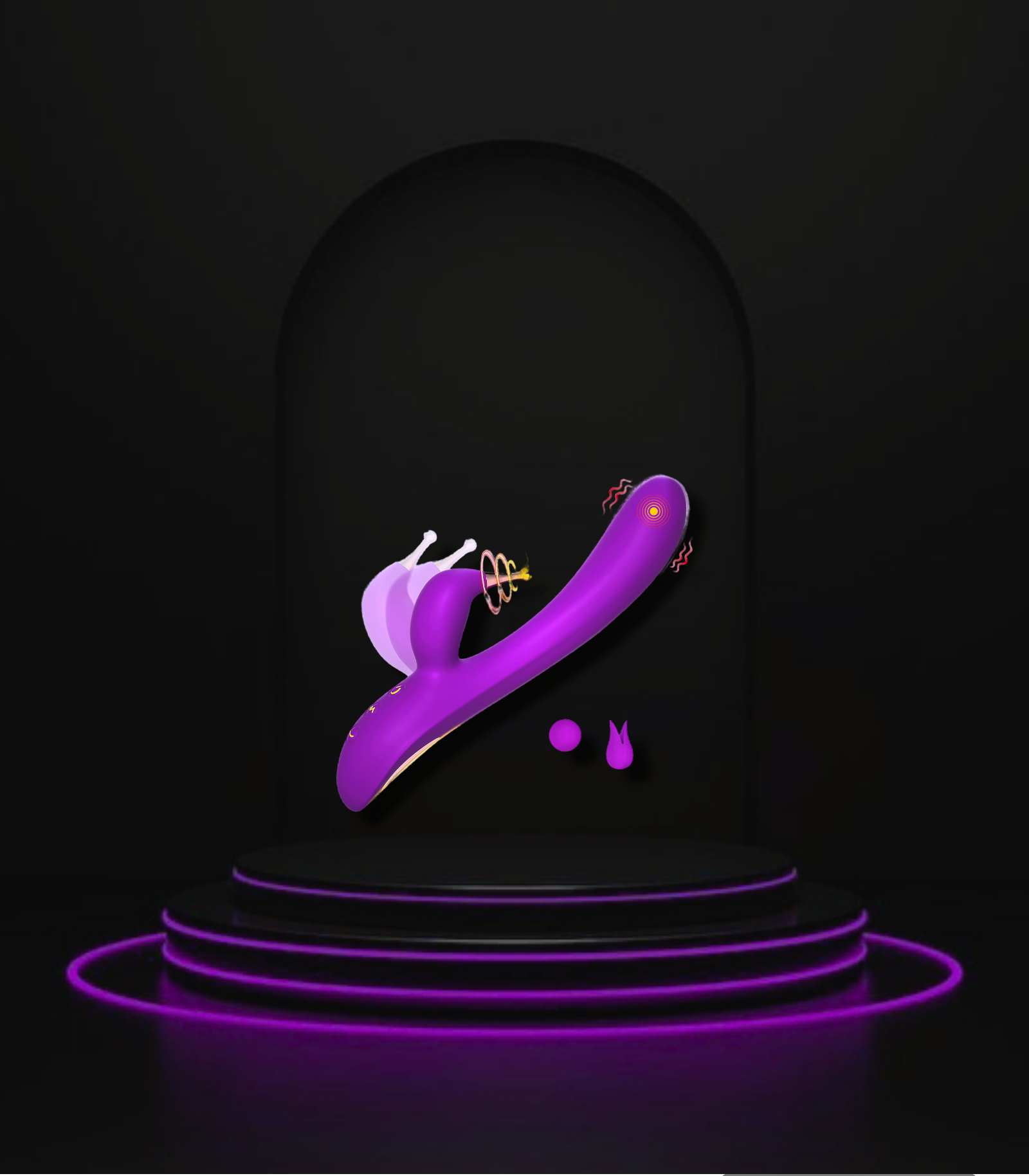 AquaThrust - Precision Spear Vibrator for Deep Point Pleasure.