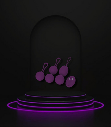 PulseSphere - 2-in-1 Vibrator Ball with Wireless Remote and USB Charging for Ultimate Pleasure.