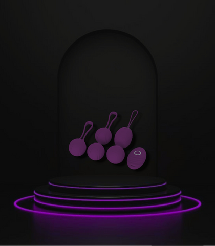 PulseSphere - 2-in-1 Vibrator Ball with Wireless Remote and USB Charging for Ultimate Pleasure.